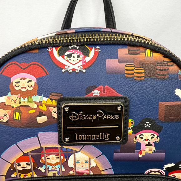 Loungefly Chibi Pirates Mini Backpack - Picture 7 of 9